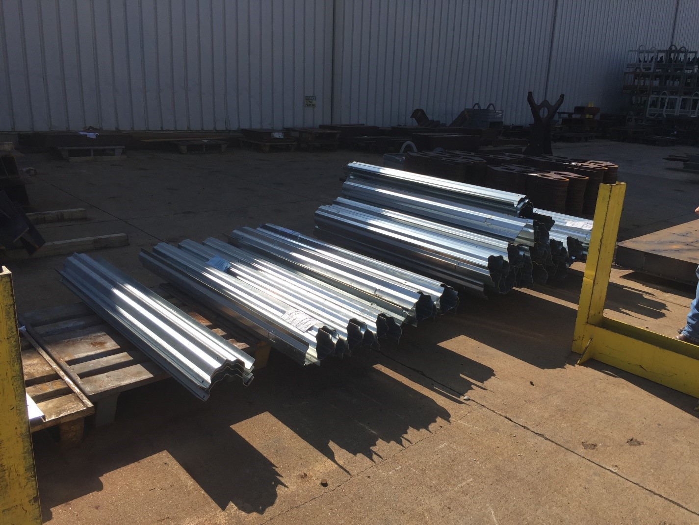 A pile of Column Repair Sleeves used for wood column repair in Pennsylvania